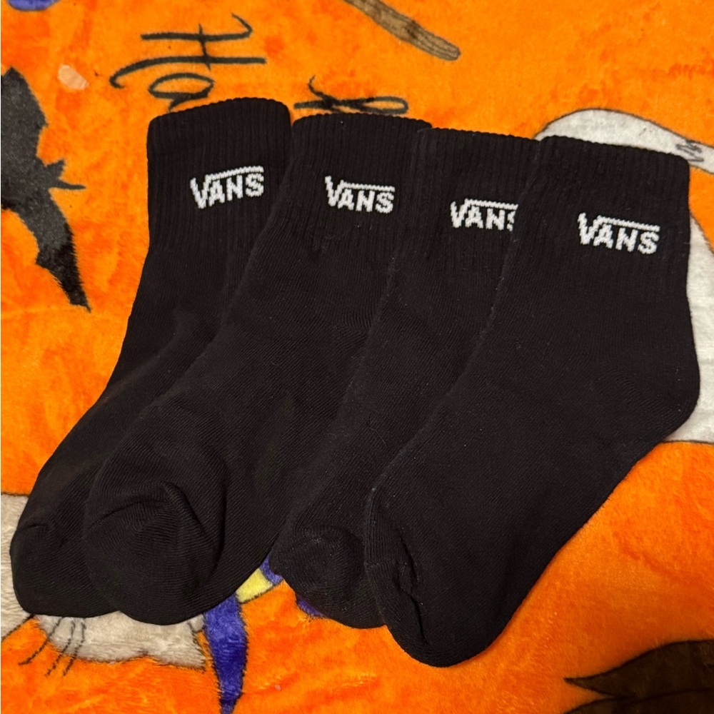 Vans Black Crew Socks for women